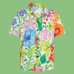 Boys Rayon Shirt: XS(4/5 - L(12/14) - May Flowers