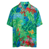 Big Men's Retro Shirt - Sea Flower