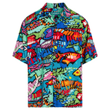 Big Men's Retro Shirt - Reef