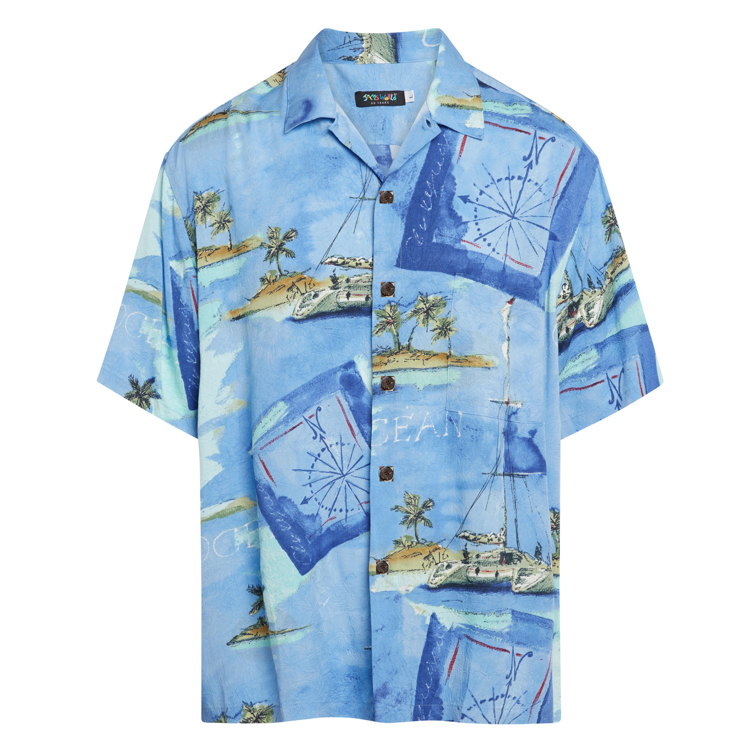 Big Men's Retro Shirt - Catamaran