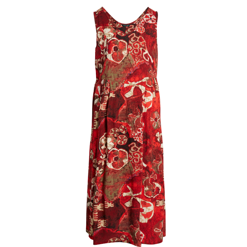 Janice Dress - Tiare Red