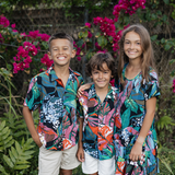 Boys Rayon Shirt: XS(4/5 - L(12/14) - Floraison