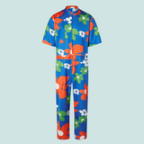 Surf Line Hawaii Vintage Mechanic Suit - Tradewinds Blue