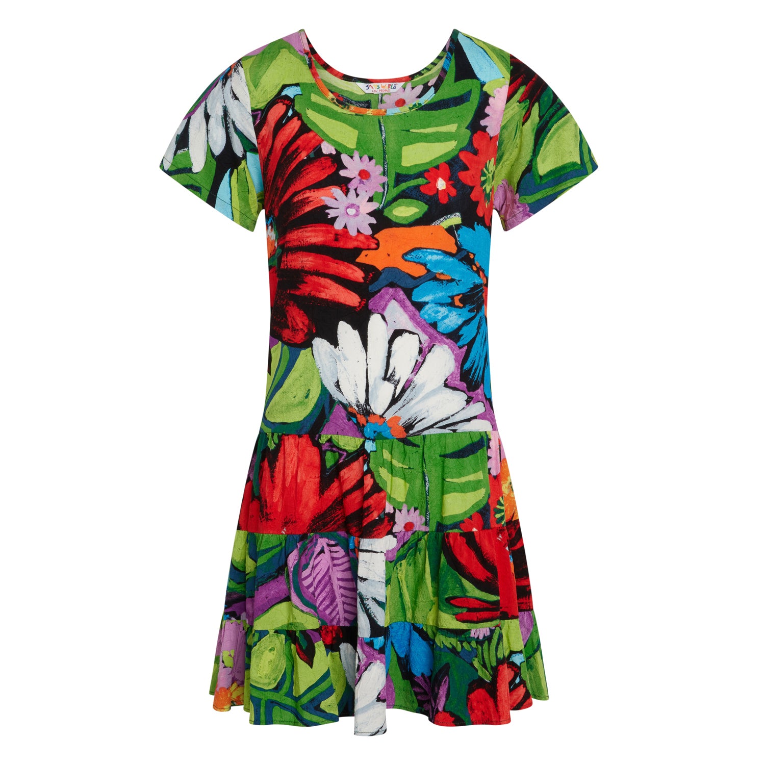 Girls' Hattie Dress: XS(4/5) - L(12/14) - Flower Vibes