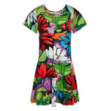 Girls' Hattie Dress: XS(4/5) - L(12/14) - Flower Vibes