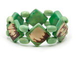 Tagua Nut Juana Bracelet - Mint