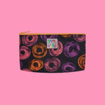 Jams World Go-To Lined Zip Pouch - Neon Donuts