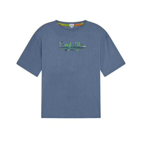 Surf Line Hawaii Logo Tee with Piping