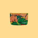 Jams World Go-To Lined Zip Pouch - Yellow Floral