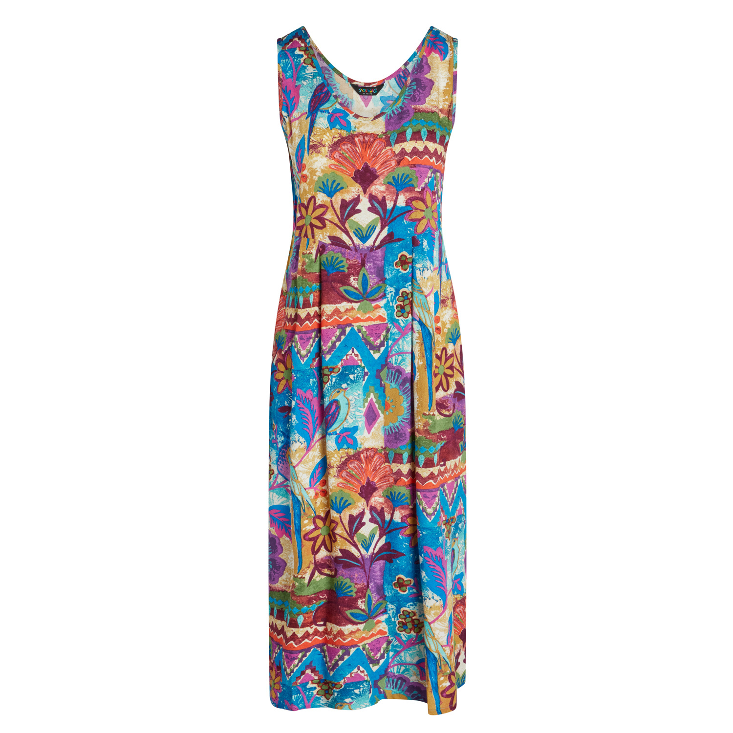 Janice Dress - Blue Birds