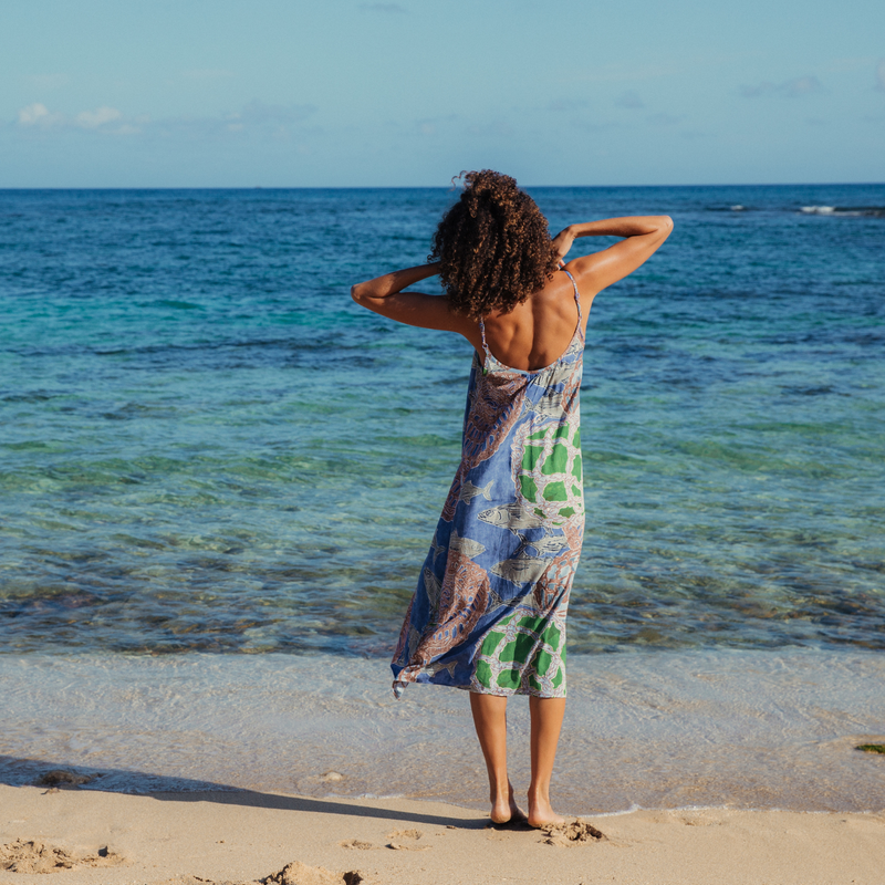 Ariana Dress - Fishing Floats