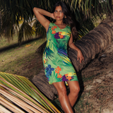 Marilyn Dress - Jungle Palm