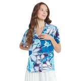 PRINT TOP - COOL BLUE