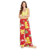 Long Wide Leg Pants - Tradewinds Red