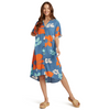 Shirt Dress - Tradewinds Retro Blue