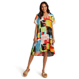 Shirt Dress - Color Block