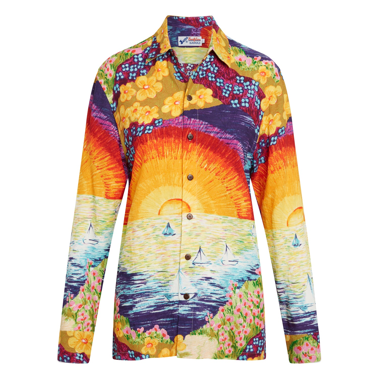 Unisex Long Sleeve Shirt - Sunset Sail