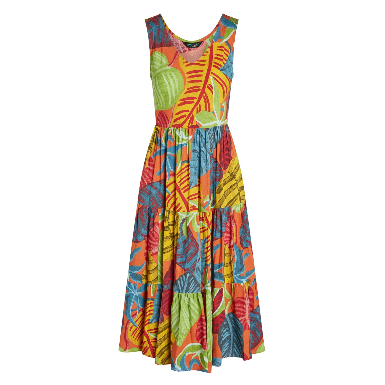 Long Ruffle Dress - Sunset Passage