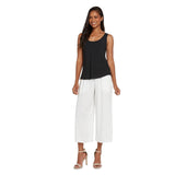 Solid Wide Leg Crop - White - jamsworld.com