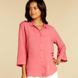 Solid Coastal Tunic - Guava - jamsworld.com