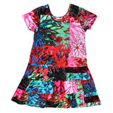 Girls' Hattie Dress: XS(4/5) - L(12/14) - Fire Sky