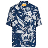 Men's Retro Shirt - Lau Kala Indigo - jamsworld.com