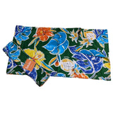 Surf Line Hawaii Reversible Table Runner - Pineapple Hibiscus Green