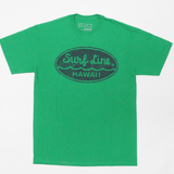 Oval Surf Line Hawaii Script Logo Tee - jamsworld.com