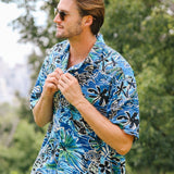 Men's Retro Shirt - Honu Island Blue - jamsworld.com