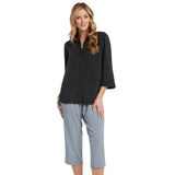 Solid Coastal Tunic - Black - jamsworld.com