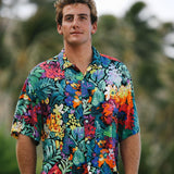 Men's Retro Shirt - Fiore Black - jamsworld.com