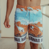 Men's Classic Boardshorts - Big Wave Gold