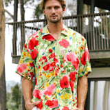 Men's Retro Shirt - Morning Glory - jamsworld.com