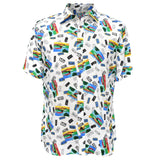 Men's Slim Fit Cotton Shirt - Fast Lane - jamsworld.com