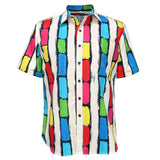 Men's Slim Fit Cotton Shirt - Pop Chrome - jamsworld.com