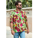 Men's Retro Shirt - Anthurium - jamsworld.com