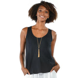 Solid Tank Top - Black - jamsworld.com