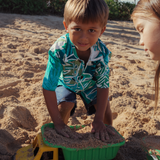 Boys Rayon Shirt: XS(4/5 - L(12/14) - Garden Isle